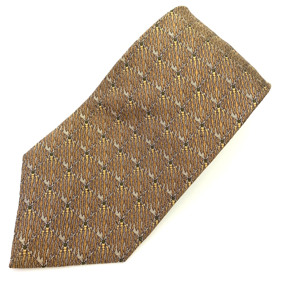Ferrell Reed Abstract Silk Necktie - Picture 2 of 5